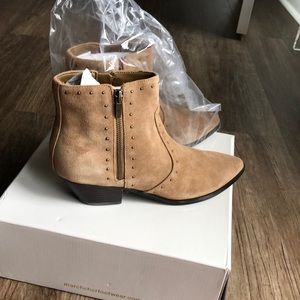Marc Fisher suede boots.